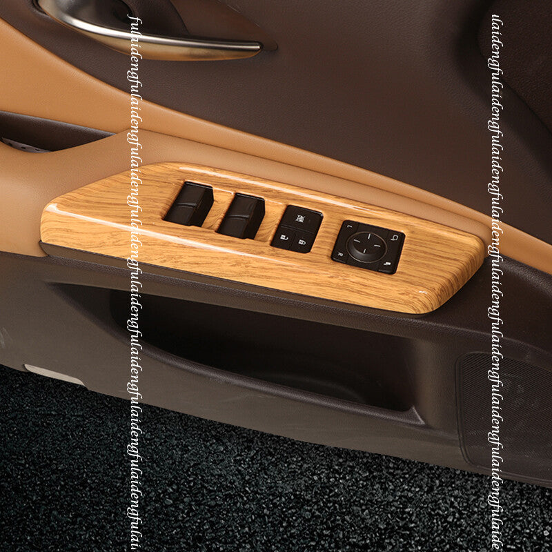 for Lexus ES350 300H 250 19-22 Wood grain Interior Car Window Switch Panel Cover