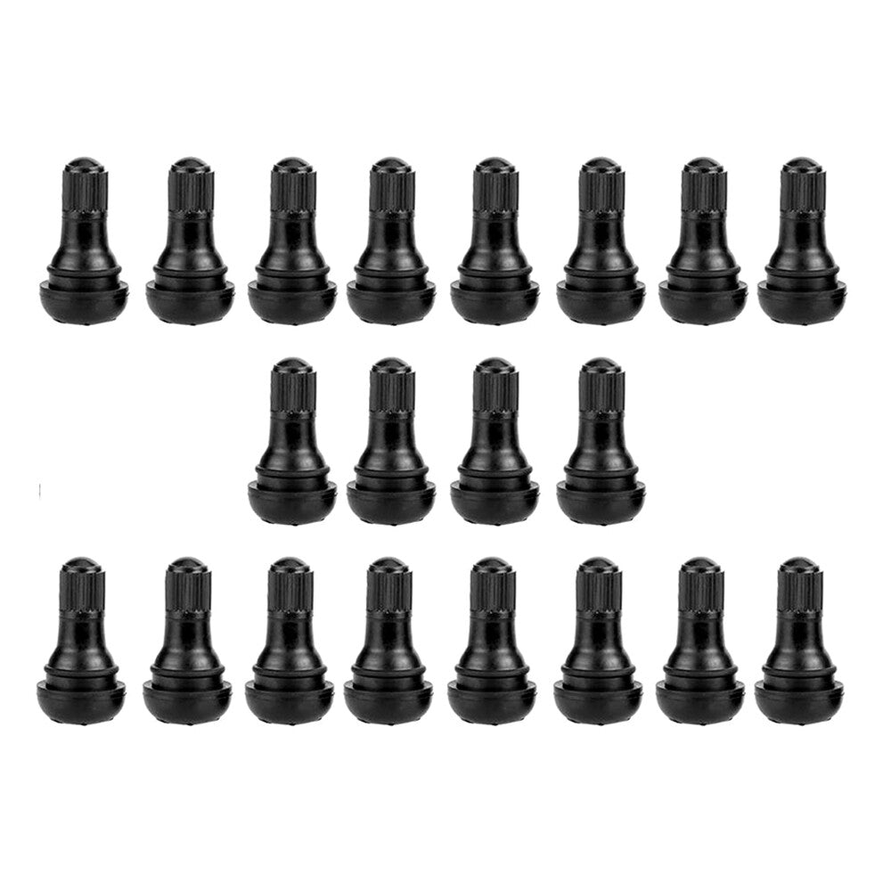 50x Snap In Rubber Valve Stems Fits for MotorcycleATVLawn MowerGarden Tractor Q