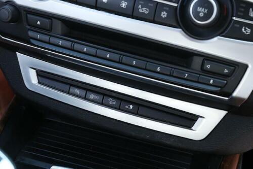 Frame Trim Driving Assistance Button for BMW X5 X6 E70 E71 2008-2013 ABS Silver