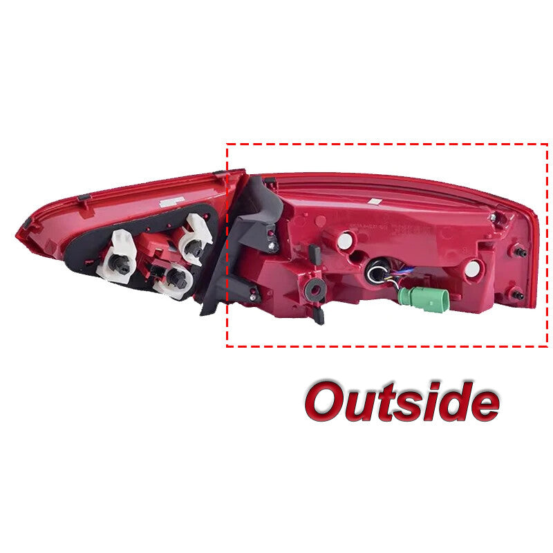 Left LED rear taillight, turn signal, and brake light applicable to for Audi for A5 Coupe 2010 - 2016