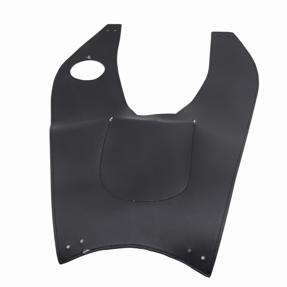 for Suzuki Intruder VL800 Black Artificial Leather Tank Cap Panel Cover Pad Bag Q