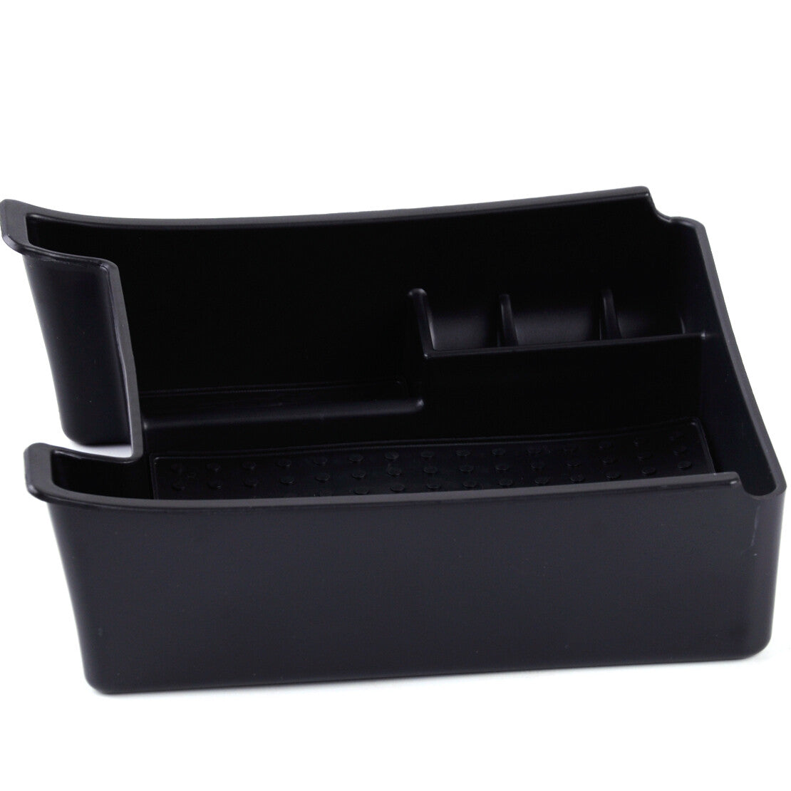 Black ABS Central Console Armrest Storage Box Tray Fit for Volvo XC60 S60 11-17