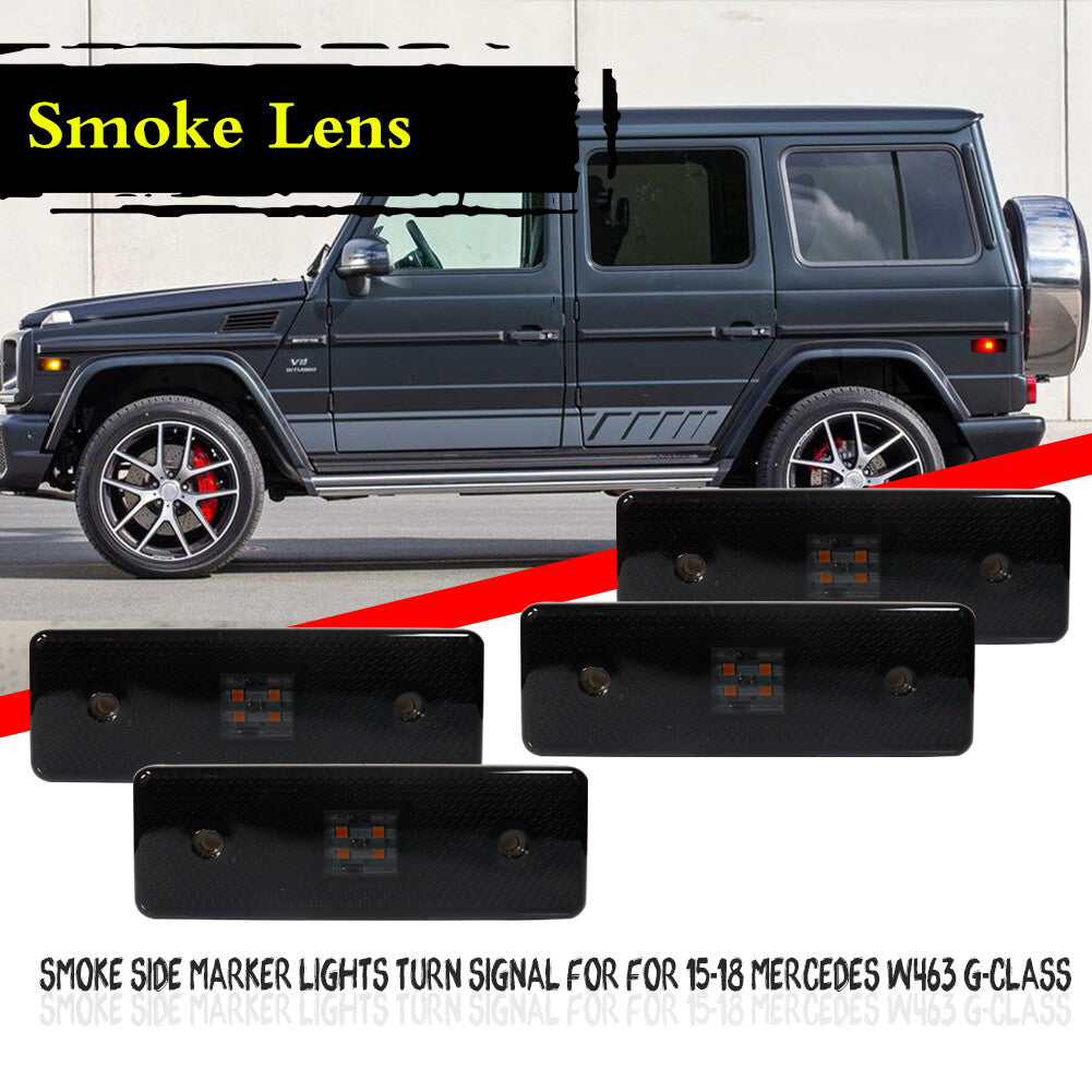 Suitable for 15-18 for G500 G550 G65 G63 AMG front and rear side marker lights - v