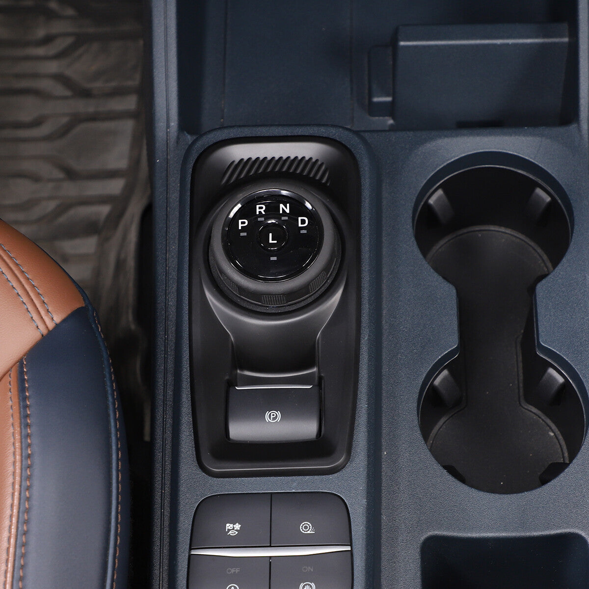 Carbon fiber center console gear shift plate cover decoration suitable for Hummer H3 05-09- v