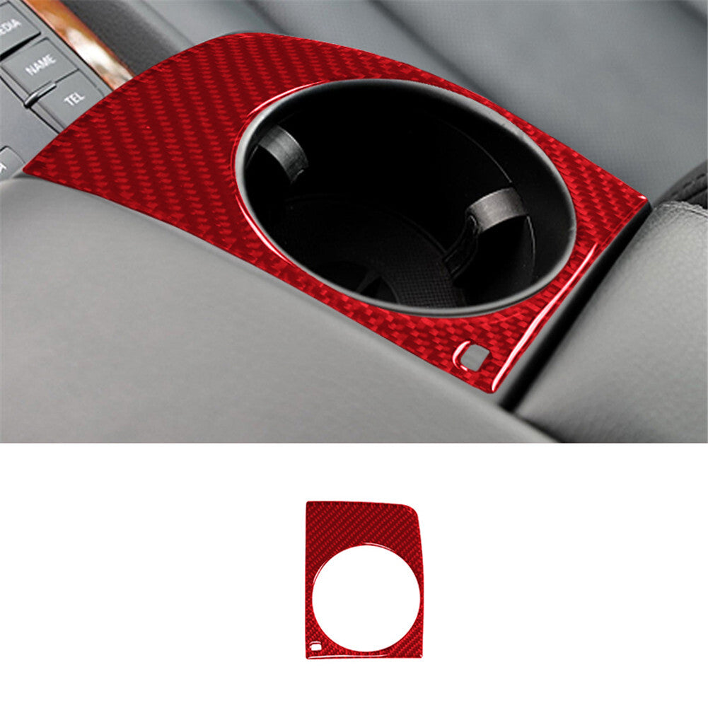 72Pcs Red Carbon Fiber Interior Full Sets Cover Trim Kit for Audi Q7 2007-2015