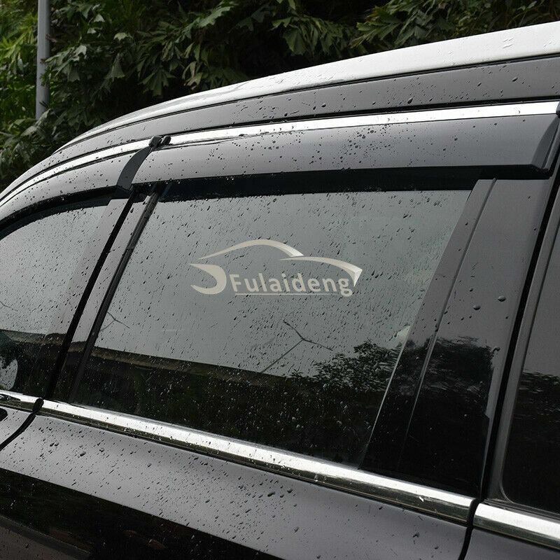 Window Visor Sun Rain Guard Vent Shade Deflectors for Toyota Highlander 2014-19