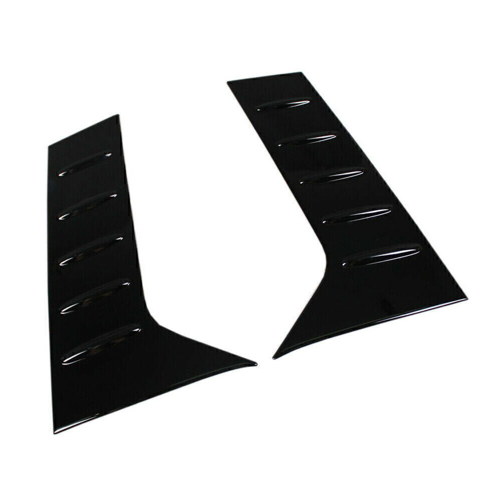 Pair Car Rear C-Pillar Molding Cover Trims Fit for Toyota Alphard 2016-2019 18 Black
