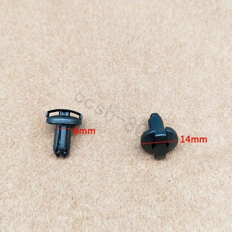 10 Pcs Motorcycle Expanding Rivet Fastener Fairing Trim Clips for Honda Q