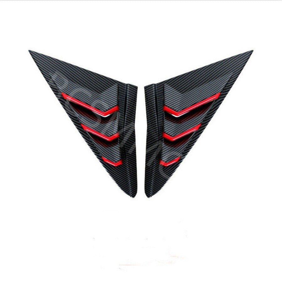 Quarter Window Louver Cover Trim for Honda for Civic 2016-2021 Side Vent Accessories