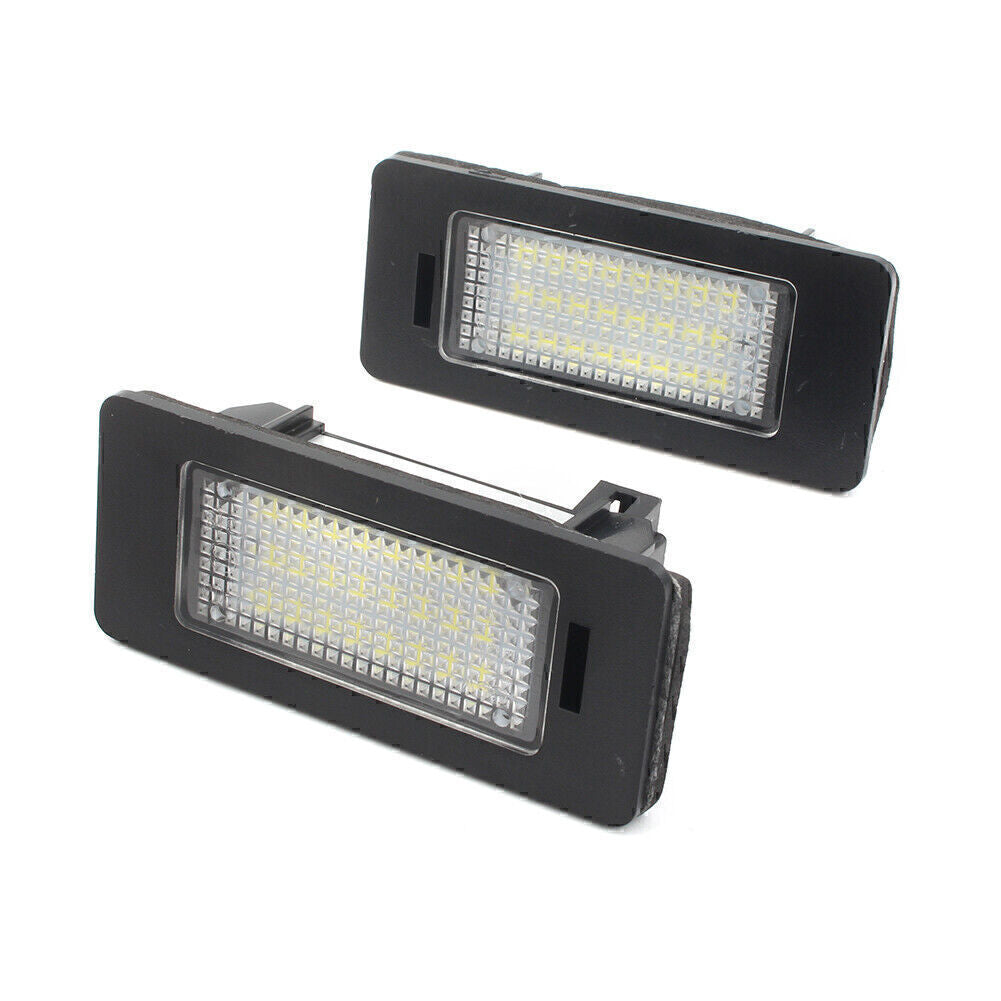 for Audi for A4 for A5 for A6 Q5 for A4 for Porsche 18 LED Number License Plate Lamps Lights Decoder