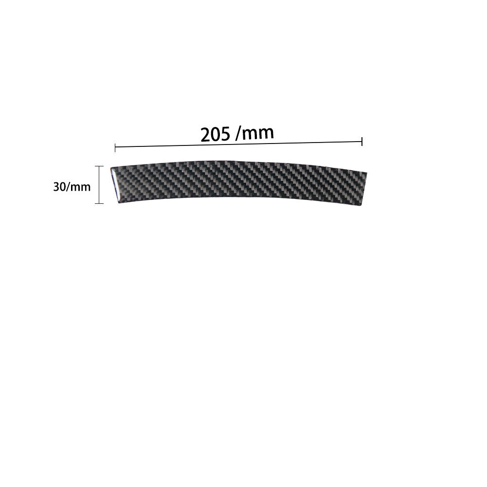 Red Carbon Fiber Interior Central Switch Frame Cover Trim for Mazda MX-5 Miata v