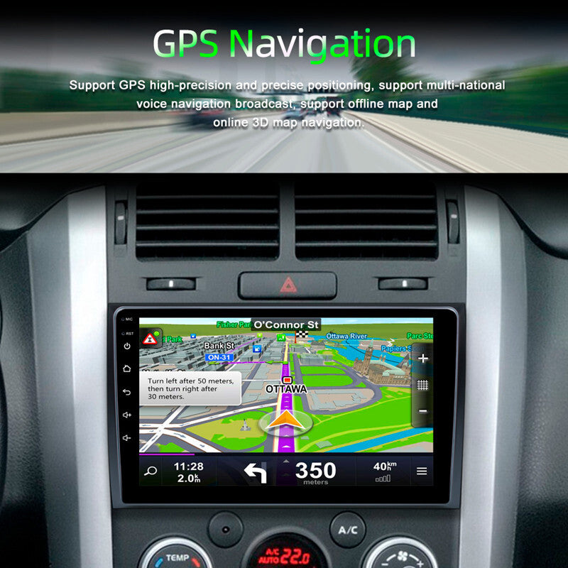 2 Din Android Car Radio Multimedia Video Player for Suzuki SX4 9 GPS Navigation
