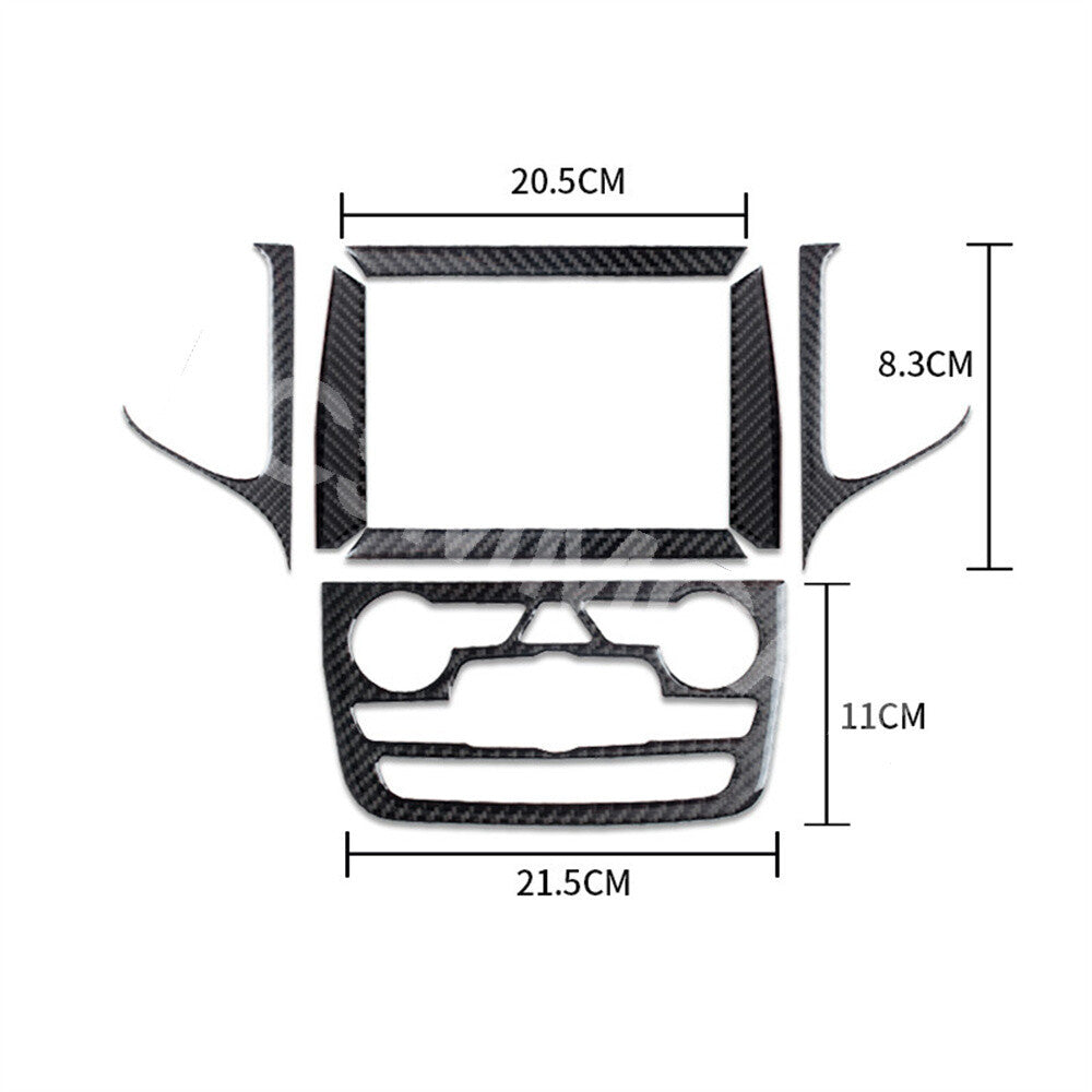 Central Navigation GPS Panel Trim Cover Fit for Jeep Grand Cherokee 2014-2018