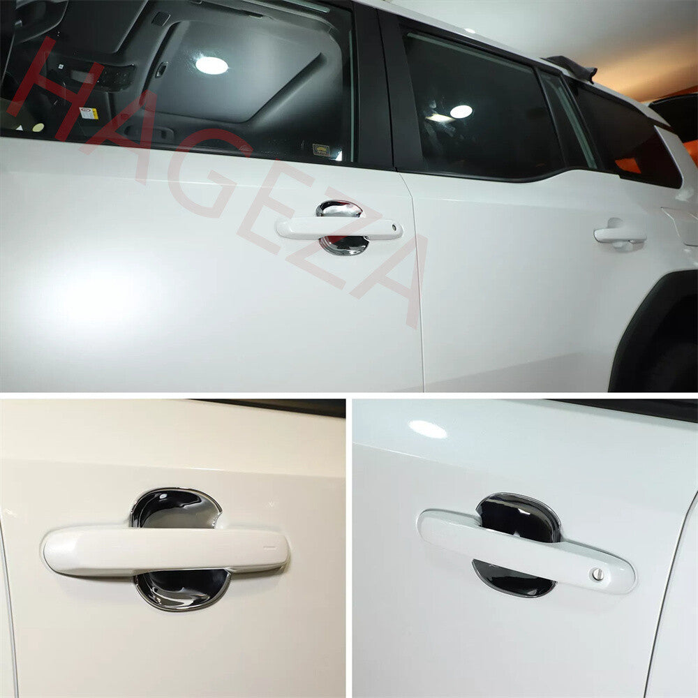 Chrome ABS Side Door Handle Bowl Cover For Toyot@ for Land Cruiser Prado LC250 2024+