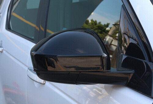 2PC Gloss Black for Range Rover Evoque 2012-2023 Cover Trim Rear View Mirror Cap