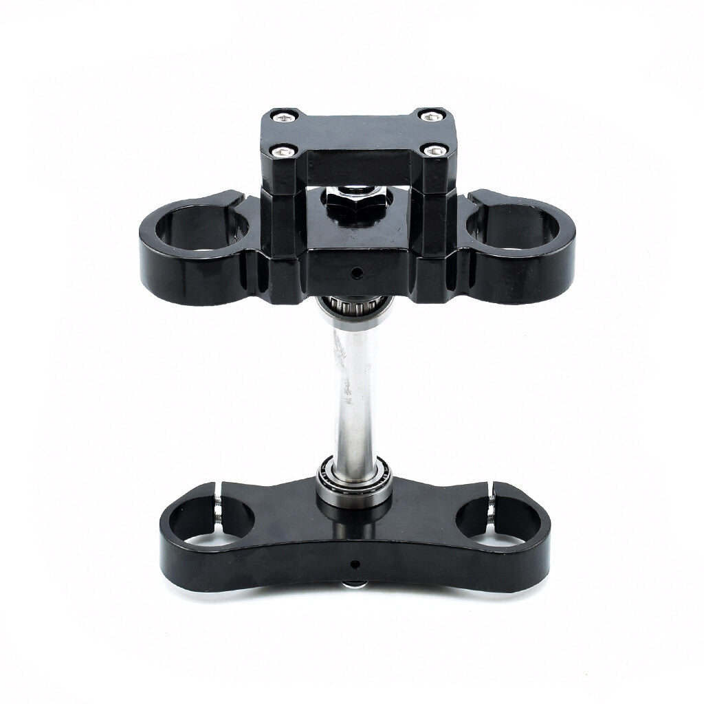 Universal Aluminum Handlebar triple Tree Steering clamp Bar Riser 22mm45/45 205L