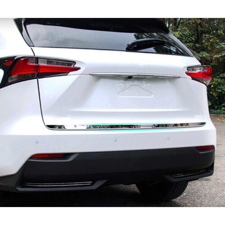 stainless Rear Door Trunk Lid Tailgate Strip Trim for Lexus NX200t 300h 2015-21