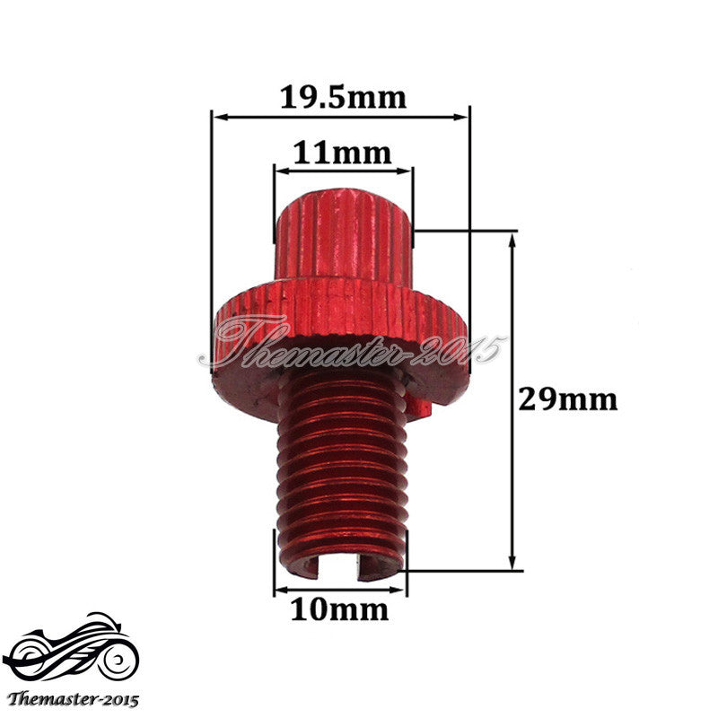 10mm Clutch Brake Throttle Cable Adjuster Motorcycle ATV Pit Dirt Bike Q
