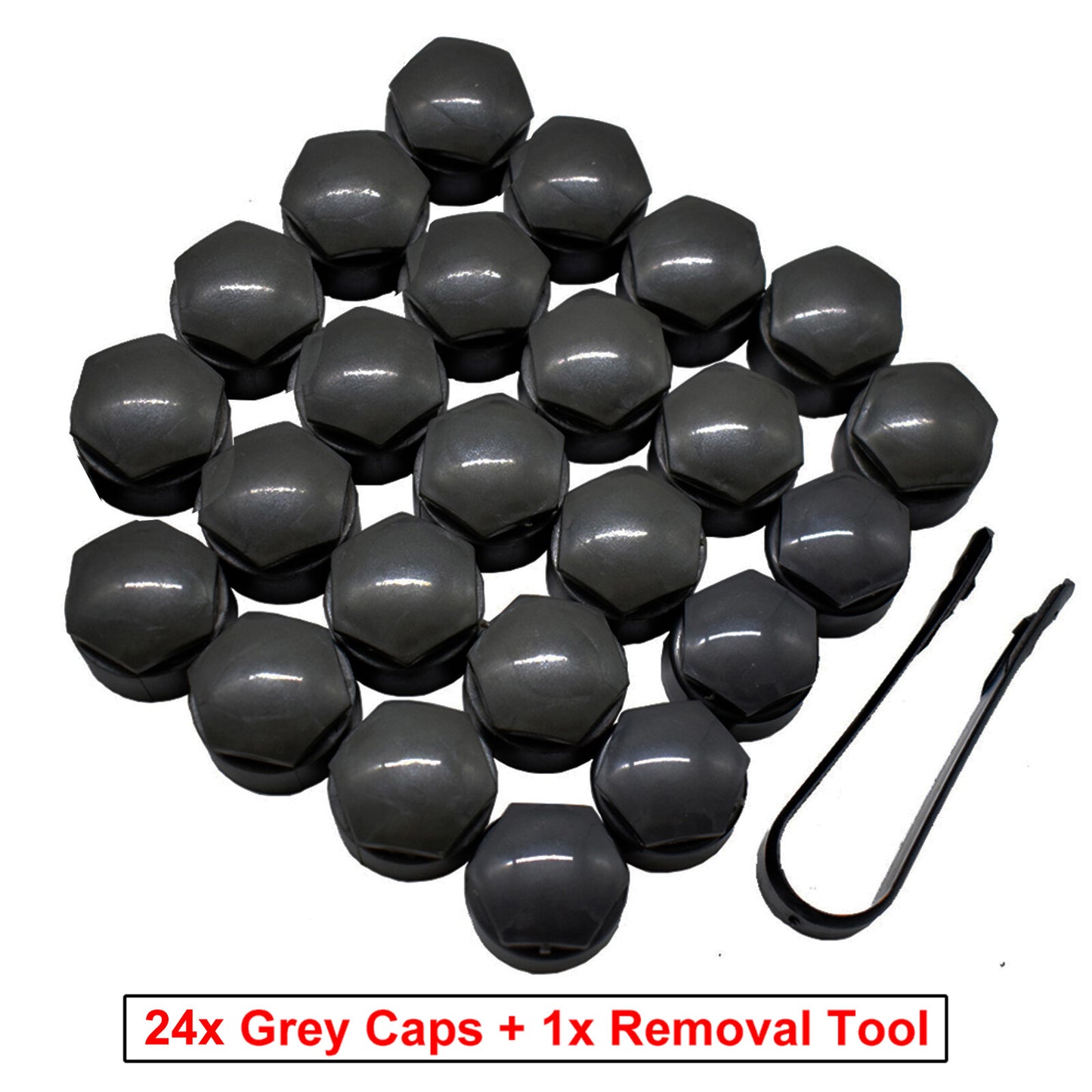 for Audi for A4 for A6 Q3 Q5 TT Car Wheel Hub Nut Bolt Cap Cover Protector Black 24x25mm Q