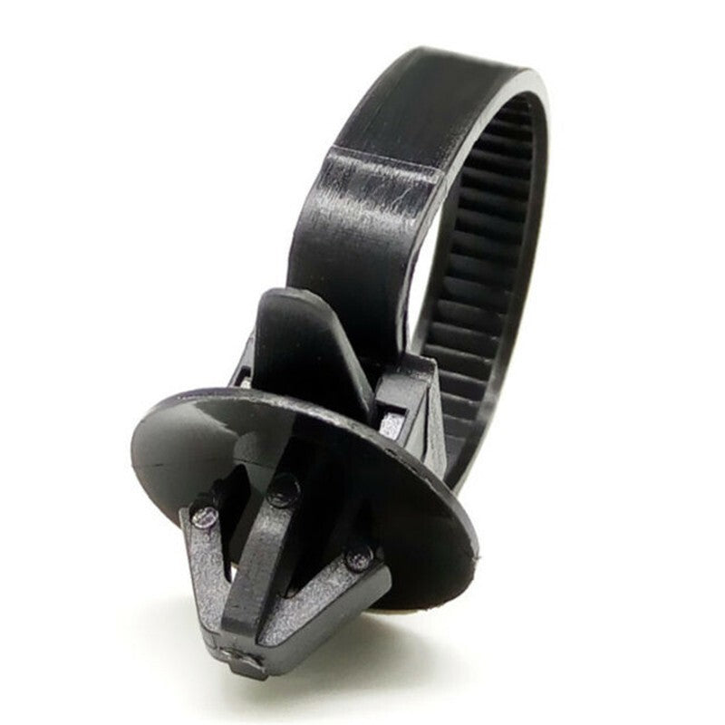 50pcs Nylon Cable Tie Wrap Fixed Fastener Clips Car Hose Fastening Zip Strap Kit