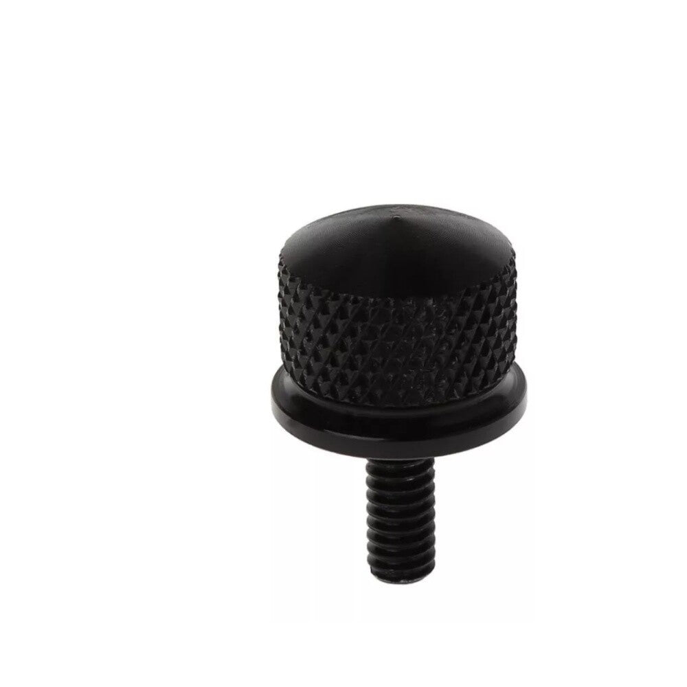 Black Rear for Seat Bolt Tab Screw Mount Knob Cover Nut Kit Fit for Harley Sportster