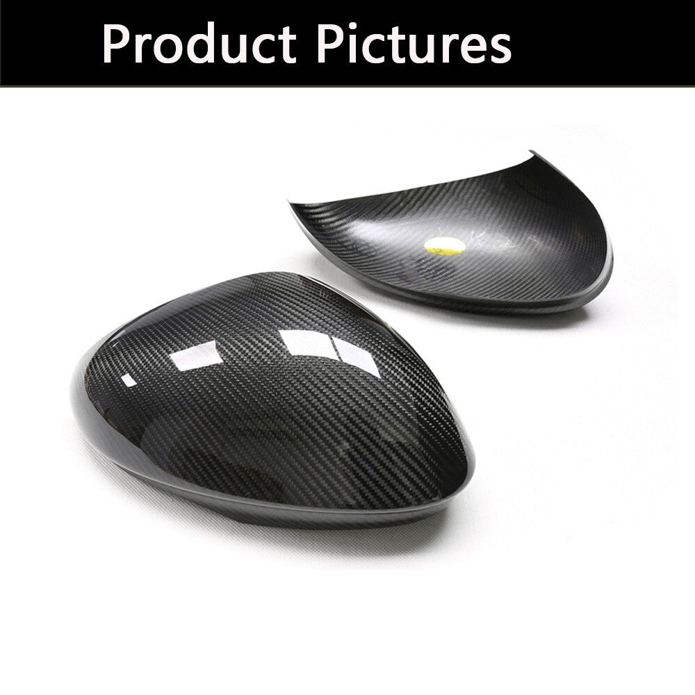 Real Carbon Fiber Mirror Cover Cap For 2015-2018 for Alfa Romeo Giulia Quadrifoglio