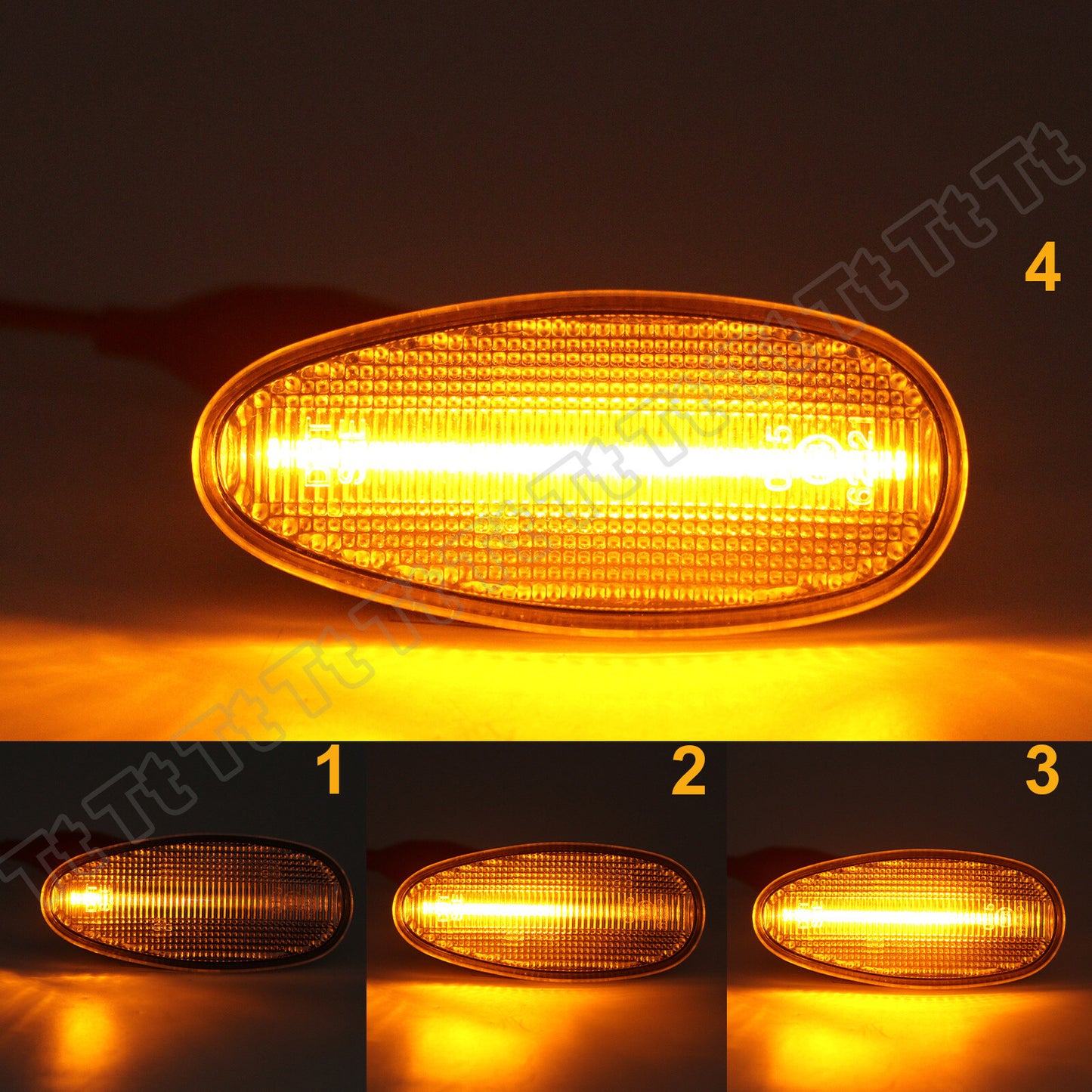 For 03-06 for Evo Outlander / 02-03 Lancer LED Side Marker Signal Light - v