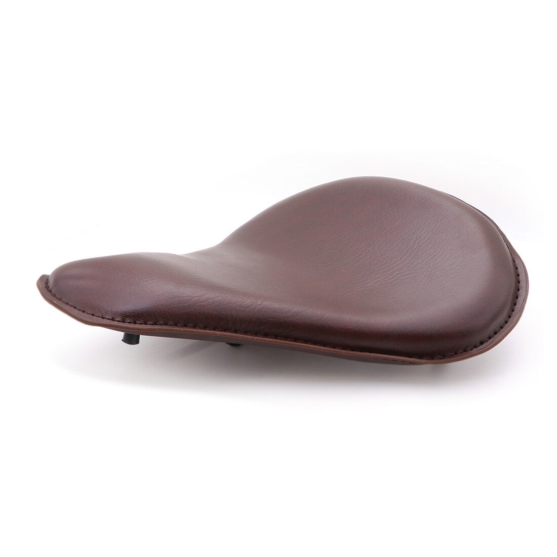 Retro Brown PU Leather Solo Driver for Seat Spring Bracket for Harley Chopper 650 CB Q
