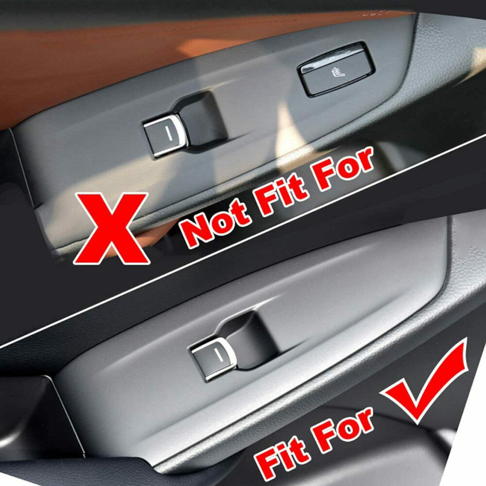 Carbon Fiber Window Switch Panel Cover Trim Accessories for Honda Accord 2018-21