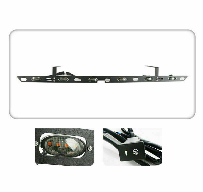 for Land Cruiser LC/FJ200 2008-15 Style Amber Lens Front Grille LED Light