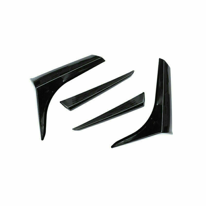 4P for Lexus ES350 300H 2019-2022 Black Rear Tail Light Lamp Moulding Trim Strip