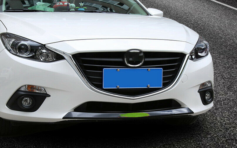 for Mazda 3 Axela 2014-2016 Gloss Black Front Lower Bumper Grille Cover Guard