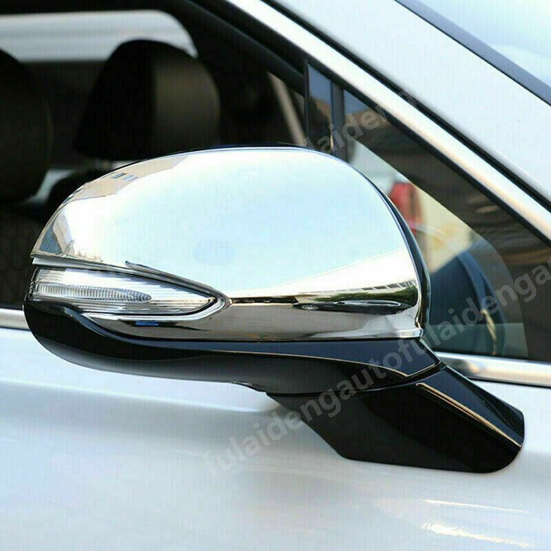 for hyundai santa fe 2019-2021 ABS Chrome Rearview Side Door Mirror Cover Trim