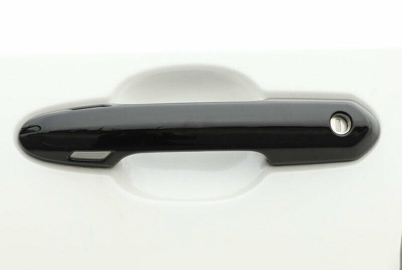 Glossy Black Exterior Side Door Handle Cover Trim Fit for Toyota RAV4 2019-2022