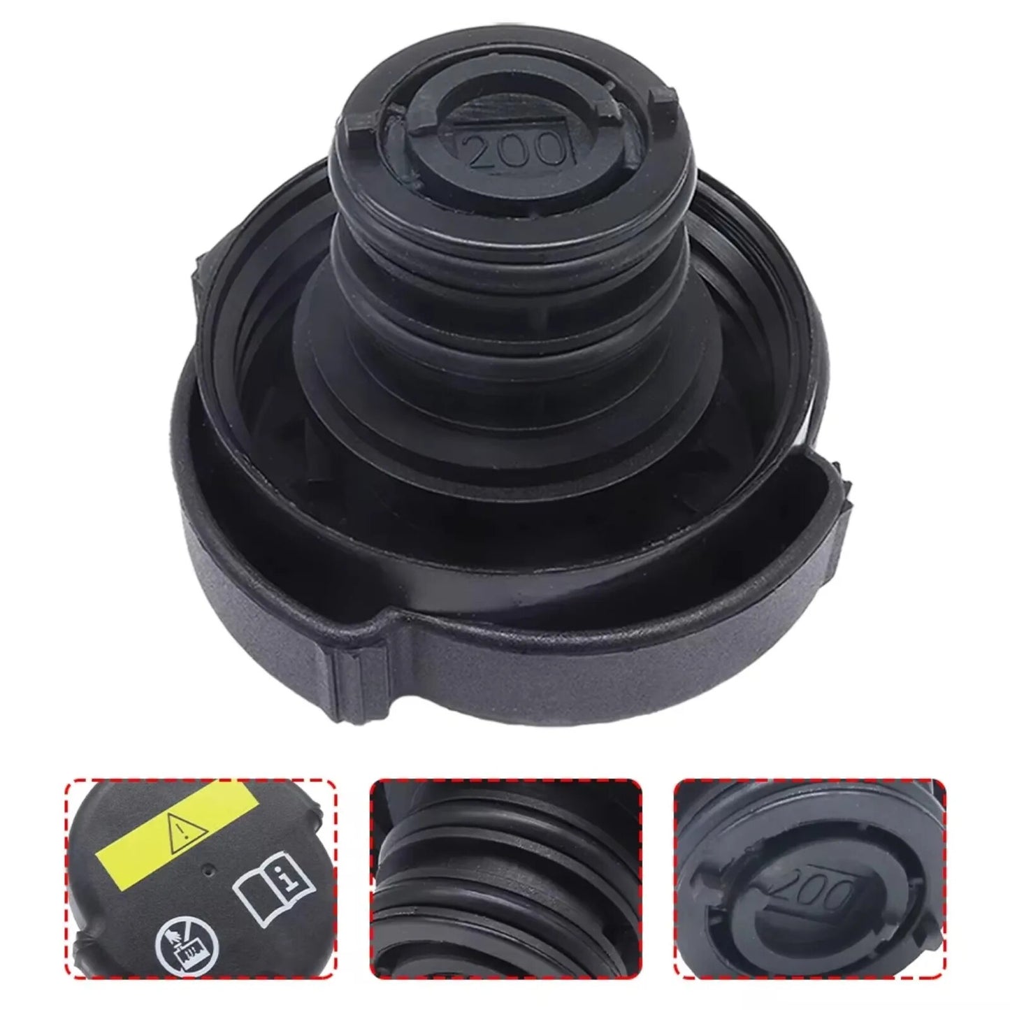 Radiator Expansion Tank Cap 17110152374 for BMW 5 Series E39 F07 GT F10 F11 LCI