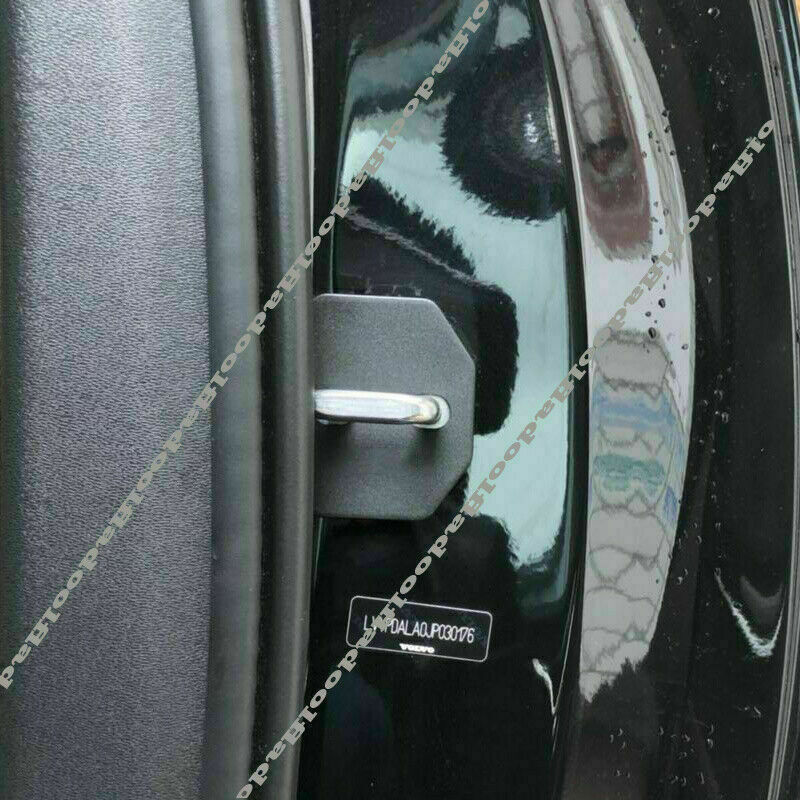 8X for Volvo S60 2019-2021 Black Door Lock Cover Protector limit Door Stop Cover