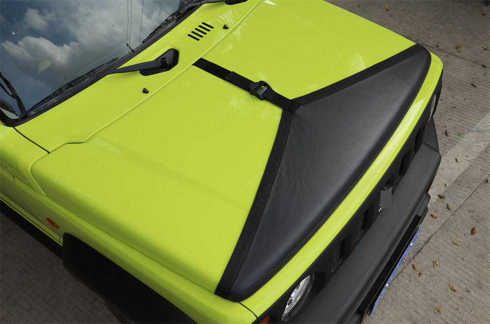 Black Front Engine Hood Covers Protective Trim for Suzuki for Jimny 2019+Accessories