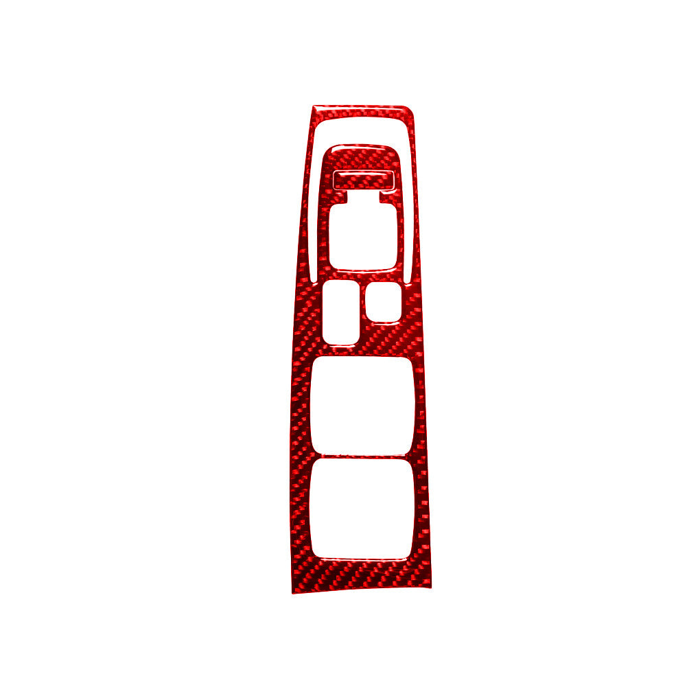 3Pcs Red Carbon Fiber Interior Trunk Release Cover Trim For X1 F48 2016-2018 v