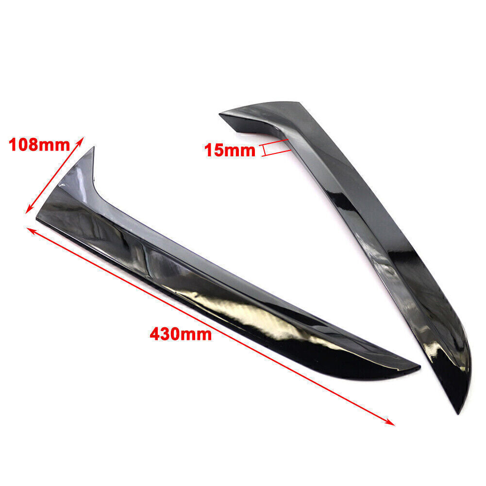 Rear Window Side Spoiler Canard Splitter Trim For 2007-2016 2015 for VW for Tiguan MK1
