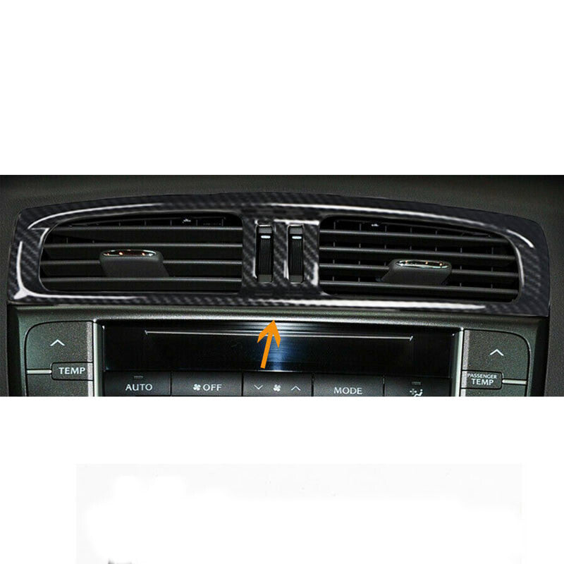 ABS Carbon Fiber Pattern Center Vent Trim for LEXUS IS250 300 350 2006-2012