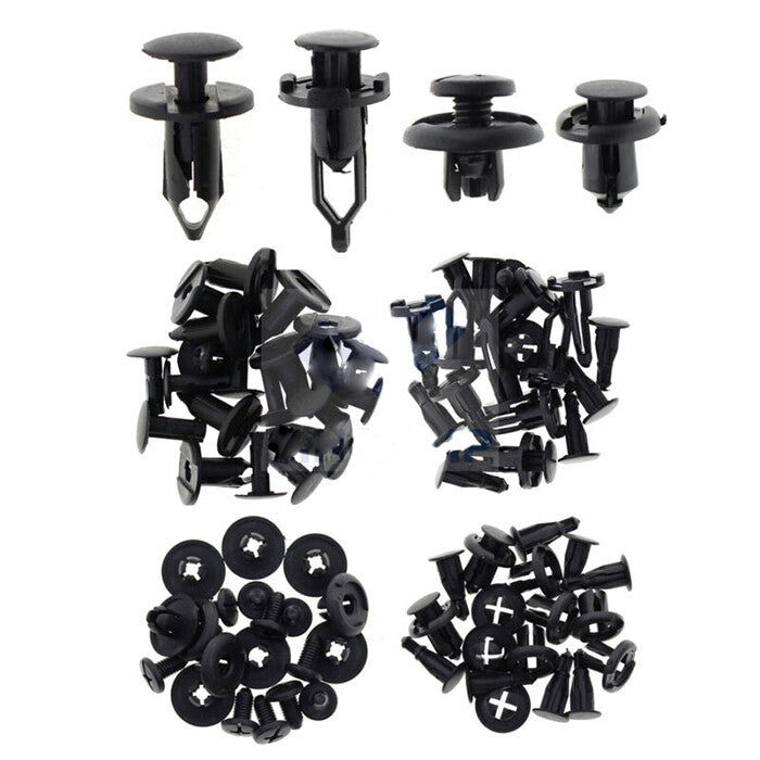40PCS Clip Accessories Kit Car Push Retainer Pin Body Bumper Rivet Trim Moulding