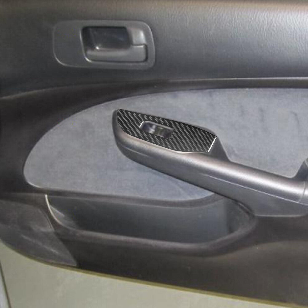 Carbon Fiber Automatic Gear Shift Frame Cover Trim For Hilux 2015-2021 v