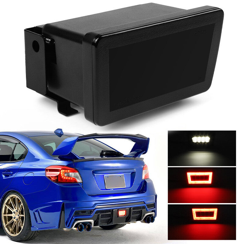 Smoked F1 LED Tail Brake Light Rear Fog Lamp for Subaru Impreza 11-21 WRX STI XV