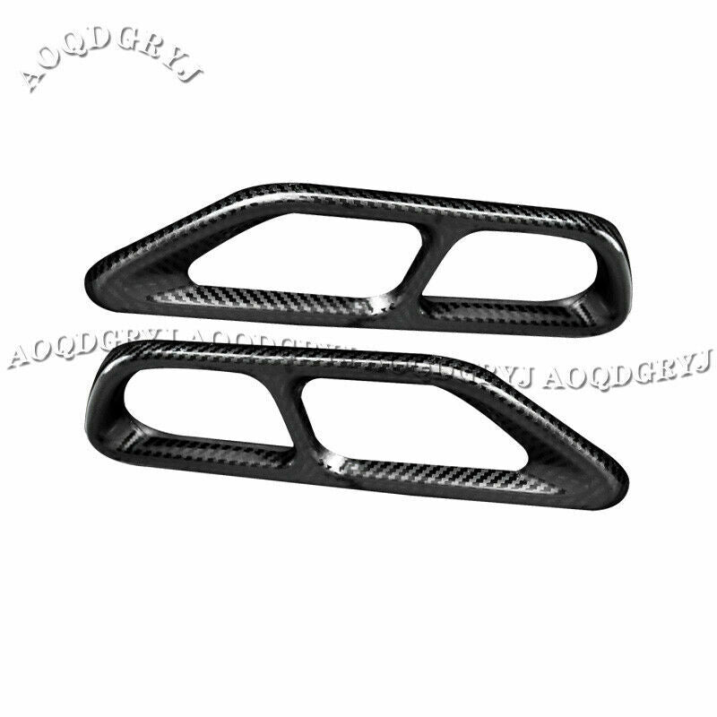 2X Exhaust Tipe Tail Throat Moulding Cover Trim for Honda Accord 10th 2018-2021