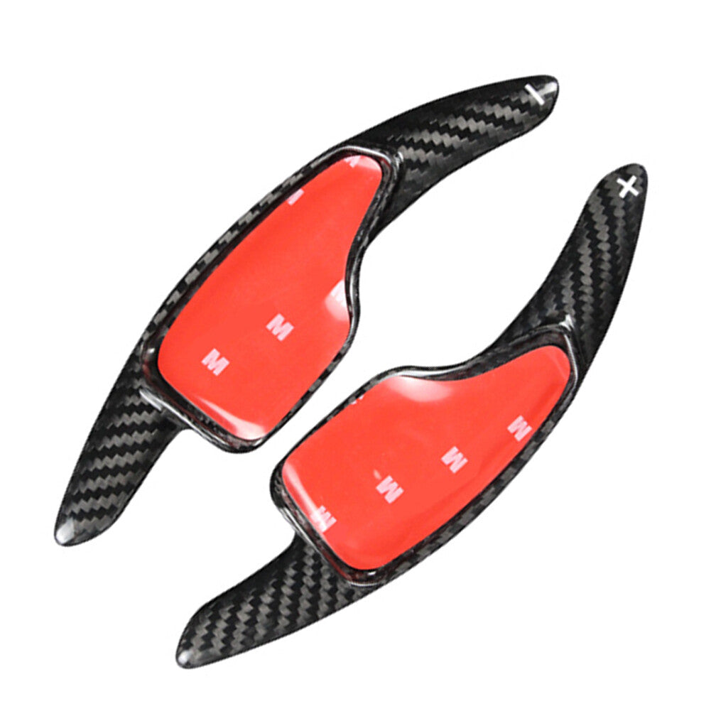 2Pcs Carbon Fiber Steering Wheel Shift Paddle Fit for Chevrolet Camaro 2016-2022