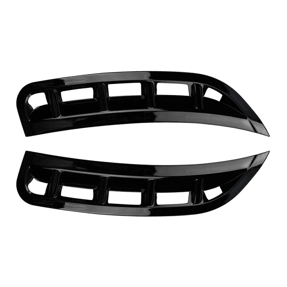 Front wheel Bumper Vent Hood Fender Black for Benz GLE350 GLE450 2020 ABS 2 PCs