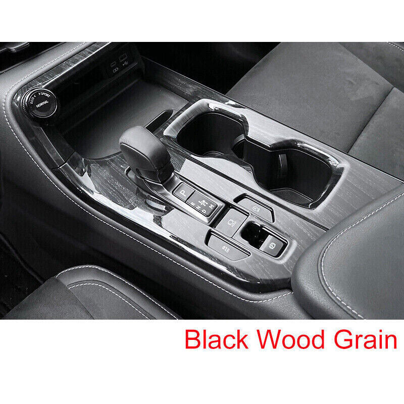 for Lexus NX 250 350h 450h 2022-24 Matte Black Wood Console Gear Shift Frame 2X