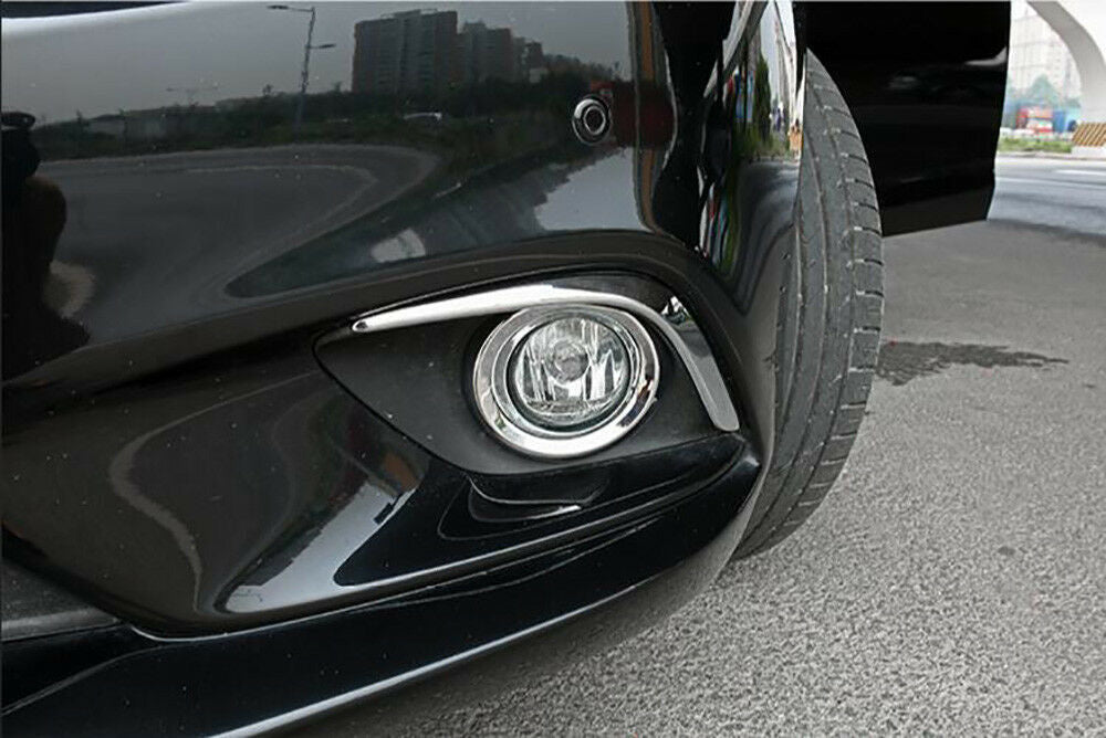 for Mazda 6 Atenza Sedan 13-15 Front Fog Light Lamp eyebrow chrome Cover Trims