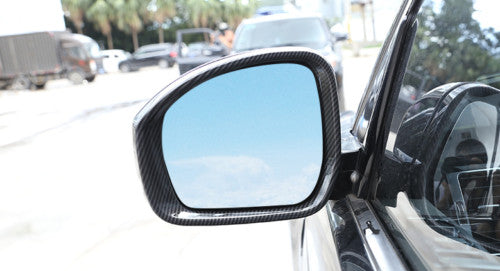 for Rover Range Sport 2014-2017 Carbon Rearview Mirror Rain Eyebrow Cover Trim