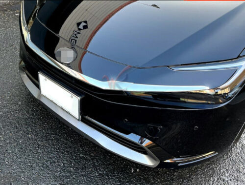 Front Bumper Engine Lid Grille 3PCS for Toyota Prius 2023 Cover Strip ABS Chrome